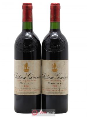 Château Giscours 3ème Grand Cru Classé  1991 - Lot of 2 Bottles