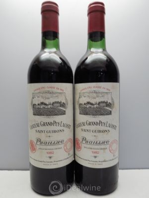 Château Grand Puy Lacoste 5ème Grand Cru Classé  1982 - Lot of 2 Bottles