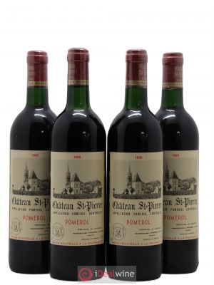 Château Saint-Pierre  1988 - Lot of 4 Bottles