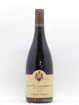 Griotte-Chambertin Grand Cru Ponsot (Domaine)  2012 - Lot de 1 Bouteille