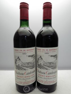 Saint-Émilion Château Canterane 1982 - Lot of 2 Bottles