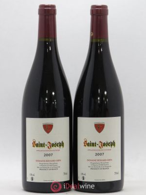 Saint-Joseph Bernard Gripa (Domaine)  2007 - Lot of 2 Bottles