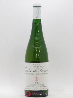 Savennières Clos de la Coulée de Serrant Vignobles de la Coulée de Serrant - Nicolas Joly  1993 - Lot of 1 Bottle