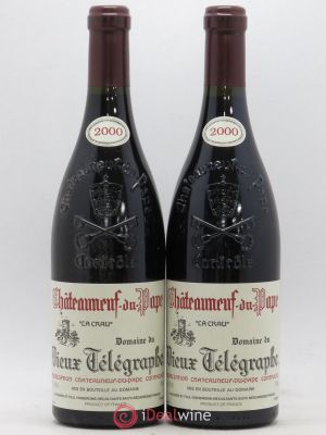 Châteauneuf-du-Pape Vieux Télégraphe (Domaine du) Vignobles Brunier La Crau 2000 - Lot of 2 Bottles