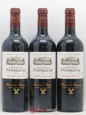 Château Fombrauge Grand Cru Classé  2011 - Lot of 3 Bottles