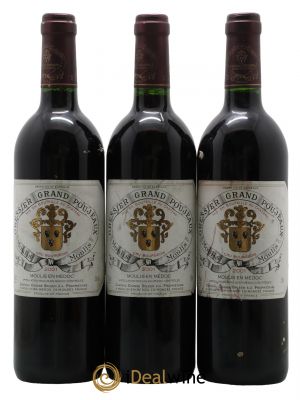 Château Gressier Grand Poujeaux Cru Bourgeois 2001 - Lot de 3 Bottles