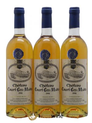 Saussignac Château Court Les Muts 1998 - Lot of 3 Bottles