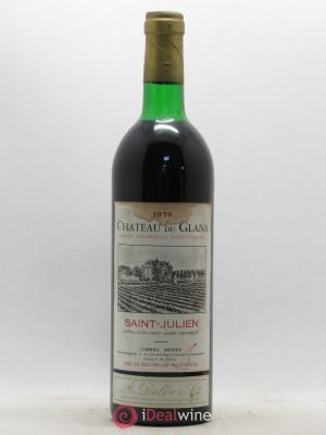 Château du Glana Cru Bourgeois  1978 - Lot of 1 Bottle