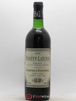 - Château Pontet Latour Barton et Guestier 1978 - Lot de 1 Bouteille