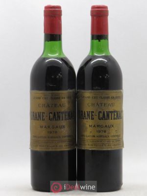 Château Brane Cantenac 2ème Grand Cru Classé  1978 - Lot de 2 Bouteilles