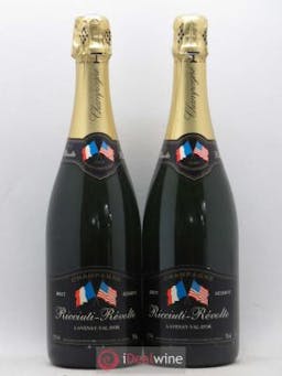Champagne Cuvée Franco-Américaine Ricciuti Brut Réserve   - Lot of 2 Bottles