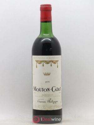 Château Mouton Cadet (no reserve) 1979 - Lot of 1 Bottle