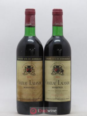 - Chateau Lalande (no reserve) 1975 - Lot of 2 Bottles