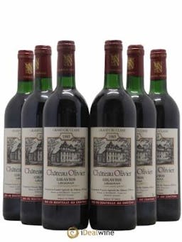 Château Olivier Cru Classé de Graves  1985 - Lot of 6 Bottles