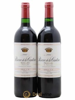 Réserve de la Comtesse Second Vin  1998 - Lot de 2 Bouteilles