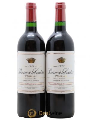 Réserve de la Comtesse Second Vin  1998 - Lot of 2 Bottles