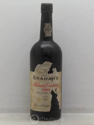 Porto W&J Graham'Vintage Symington family Malvedos Centenary 1990 - Lot of 1 Bottle