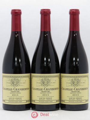 Chapelle-Chambertin Grand Cru Maison Louis Jadot  2015 - Lot of 3 Bottles