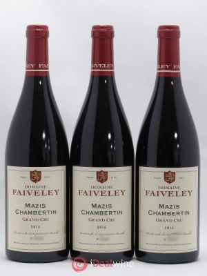 Mazis-Chambertin Grand Cru Faiveley (Domaine)  2015 - Lot of 3 Bottles