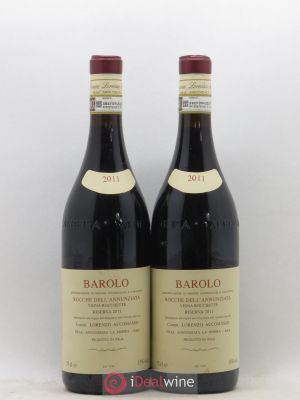Barolo DOCG Rocche dell'Annunziata Vigna Rocchette Riserva Lorenzo Accomasso 2011 - Lot of 2 Bottles