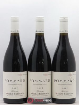 Pommard Nicolas Rossignol  2015 - Lot of 3 Bottles