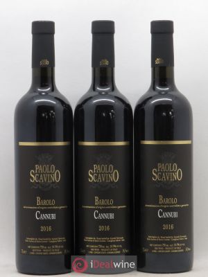 Barolo DOCG Scavino - Cannubi 2016 - Lot of 3 Bottles