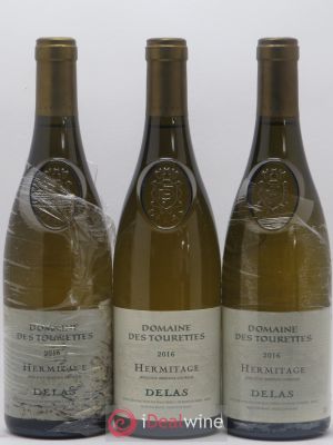 Hermitage Domaine des Tourettes Delas Frères  2016 - Lot of 3 Bottles