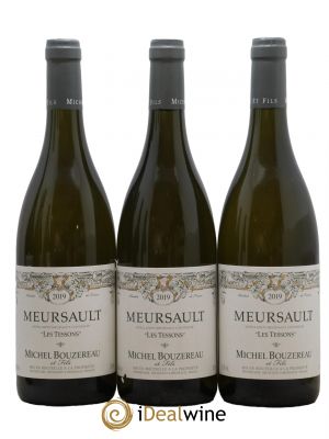 Meursault Les Tessons Michel Bouzereau et Fils (Domaine)  2019 - Lot of 3 Bottles