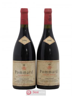 Pommard 1er Cru Clos des Epeneaux Comte Armand  1996 - Lot of 2 Bottles