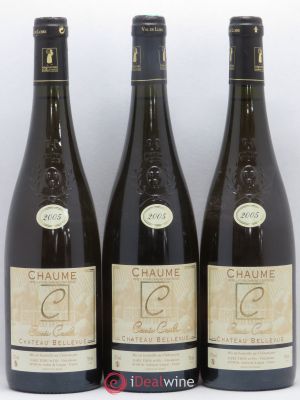 Chaume Cuvée Carla Château Bellevue (sans prix de réserve) 2005 - Lot de 3 Bouteilles