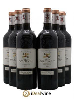 Château Pape Clément Cru Classé de Graves  2015 - Lot of 6 Bottles