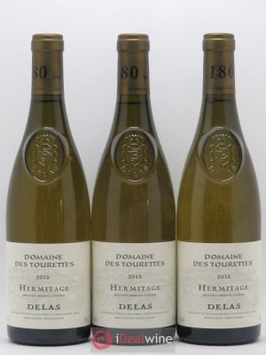 Hermitage Domaine des Tourettes Delas Frères  2015 - Lot of 3 Bottles