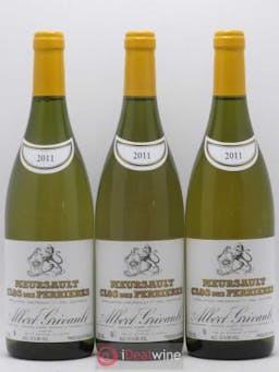 Meursault 1er Cru Clos des Perrières Monopole Albert Grivault  2011 - Lot of 3 Bottles