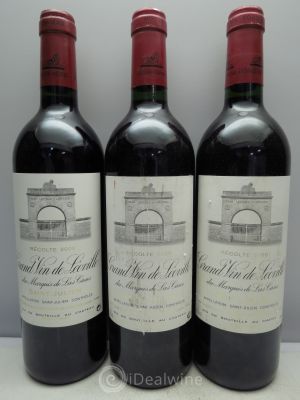 Château Léoville Las Cases 2ème Grand Cru Classé  2000 - Lot of 3 Bottles