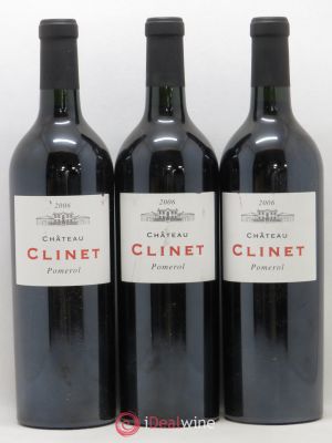 Château Clinet  2006 - Lot of 3 Bottles