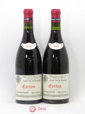 Corton Grand Cru Grande cuvée Vieilles vignes Dominique Laurent 2005 - Lot of 2 Bottles