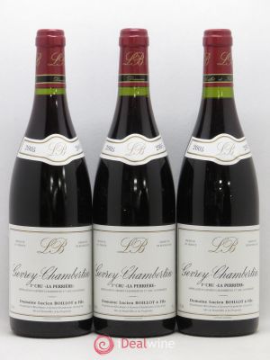 Gevrey-Chambertin 1er Cru La Perrière Lucien Boillot & Fils (Domaine) (no reserve) 2005 - Lot of 3 Bottles