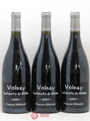 Volnay 1er Cru Santenots du Milieu François Mikulski (no reserve) 2005 - Lot of 3 Bottles