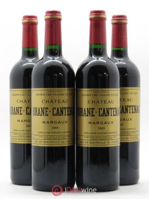 Château Brane Cantenac 2ème Grand Cru Classé  2005 - Lot of 4 Bottles