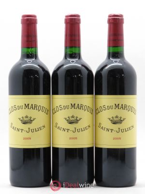 Clos du Marquis  2005 - Lot of 3 Bottles