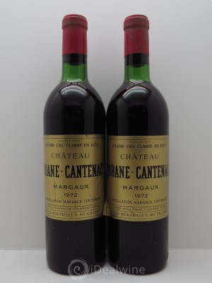 Château Brane Cantenac 2ème Grand Cru Classé  1972 - Lot of 2 Bottles