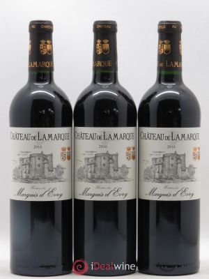 Château de Lamarque Cru Bourgeois  2016 - Lot of 3 Bottles