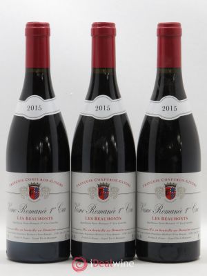 Vosne-Romanée 1er Cru Les Beaumonts Confuron Gindre 2015 - Lot of 3 Bottles