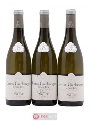Corton-Charlemagne Grand Cru Rapet Père & Fils  2017 - Lot of 3 Bottles