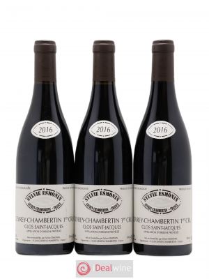 Gevrey-Chambertin 1er Cru Clos Saint Jacques Sylvie Esmonin  2016 - Lot of 3 Bottles