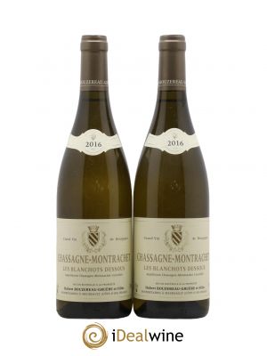 Chassagne-Montrachet Les Blanchots Dessous Domaine Bouzereau Gruere (no reserve) 2016 - Lot of 2 Bottles