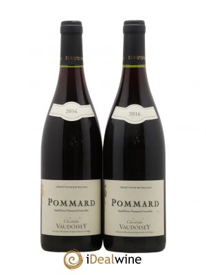 Pommard Domaine C. Vaudoisey (no reserve) 2016 - Lot of 2 Bottles
