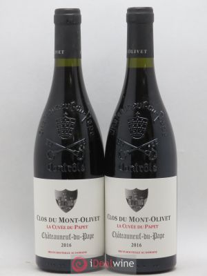 Châteauneuf-du-Pape Cuvée du Papet Famille Sabon  2016 - Lot of 2 Bottles