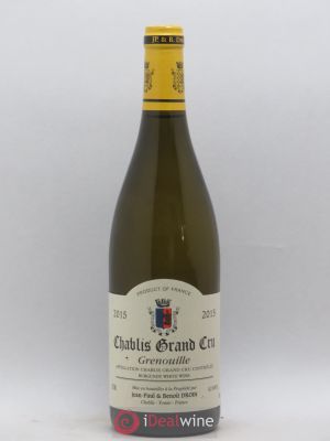 Chablis Grand Cru Grenouille Jean-Paul & Benoît Droin (Domaine)  2015 - Lot of 1 Bottle