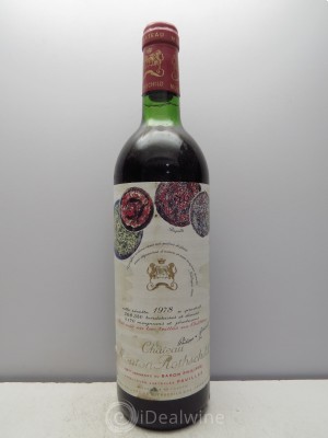 Château Mouton Rothschild 1er Grand Cru Classé  1978 - Lot of 1 Bottle